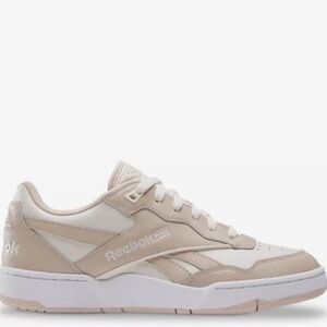 Reebok Cream and White Athletic Shoes